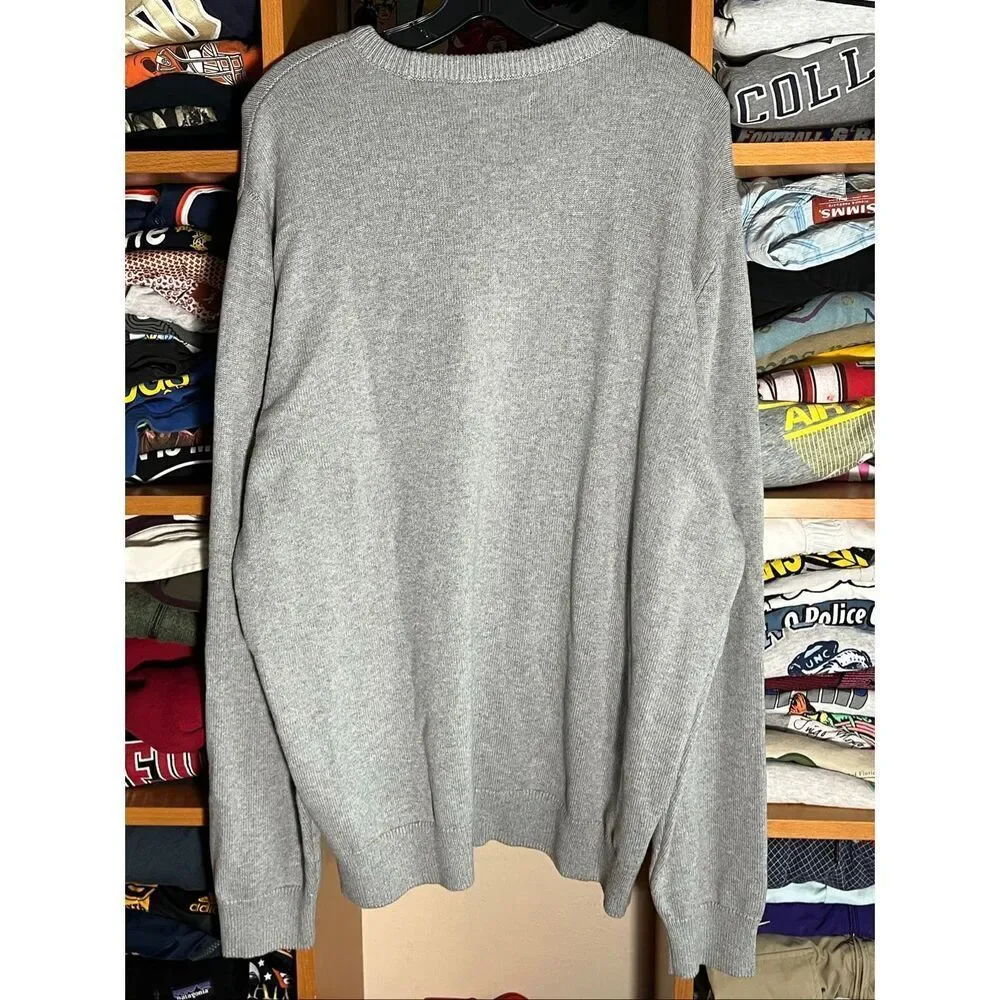 Chaps Ralph Lauren Knit USA American Flag Sweater